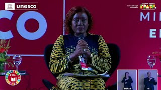 La ministre Mariatou Koné présente les modèles à la réunion mondiale sur l’éducation au Brésil [upl. by Stoughton]