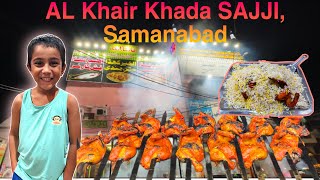 AL Khair Khada Sajji Samanabad  Best Sajji in Lahore  Bay Backry [upl. by Aivax]