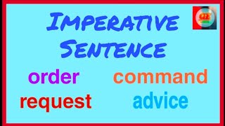 Imperative sentence with good explanation [upl. by Flinn]