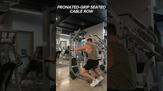 PRONATEDGRIP SEATED CABLE ROW [upl. by Lenny881]