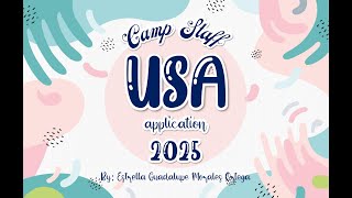 Camp staff USA Application 2025 [upl. by Rebma478]