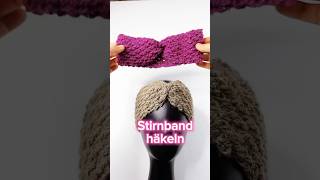 “Neues Stirnband für Häkelanfänger crochet häkeln [upl. by Westney]