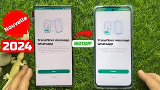 Comment Transférer Un Message Whatsapp 2024 [upl. by Nohsram]