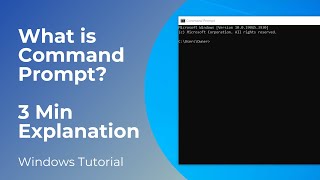 What is Command Prompt  CMD Explained [upl. by Myron645]