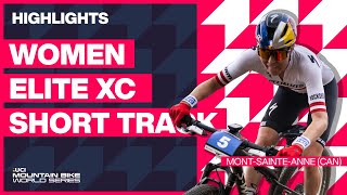 MontSainteAnne  Women Elite XCC Highlights  2023 UCI Mountain Bike World Cup [upl. by Carce]