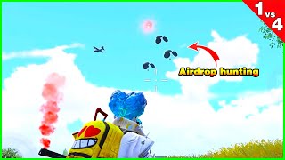 Hunt for Airdrops  Tacaz Gameplay 1vs4 PUBG Mobile [upl. by O'Grady]