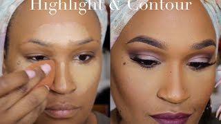 Highlight and Contour using Ruby Kissses Cream Contour Palette [upl. by Vikki709]