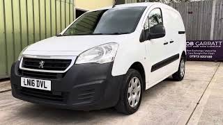 Peugeot Partner 850 professional hdi 2016 used van review [upl. by Eirellav]