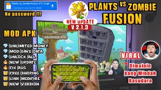 Plants Vs Zombie  Fusion Edition Mod APK Versi 213 Terbaru  Unlock All Plants  Mod Save Data [upl. by Halda]