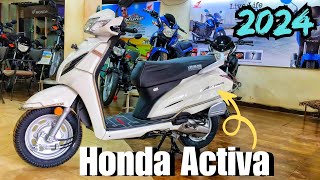 2024 Honda Activa Dlx 110cc  new OBD2 E20 New update Bs7 price mileage review activa honda [upl. by Ynoffit]