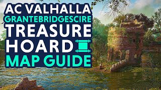 Grantebridgescire Treasure Hoard Map Guide  Assassins Creed Valhalla Treasure AC Valhalla Hoard [upl. by Primaveras]