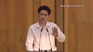 Mr Li Shengwus eulogy for the late Mr Lee Kuan Yew [upl. by Akined]