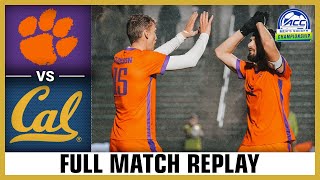 Cal vs Clemson Full Match Replay  2024 ACC Mens Soccer [upl. by Courtnay]