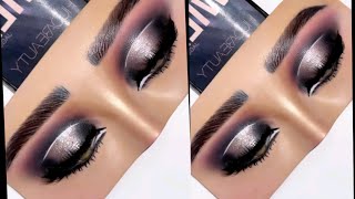 eyeshadow tutorial for beginners black smokey eyeshadow tutorial makeup eyeshadow [upl. by Illom]