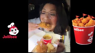 JOLLIBEE MUKBANG [upl. by Schmeltzer]