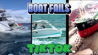 Boat Fails TikTok Compilation [upl. by Gaige]