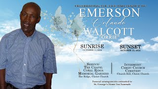 Celebrating the Life amp Legacy of Emerson Walcott [upl. by Anatsirhc]