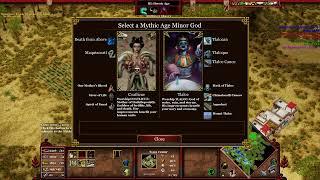 3v3 Antisthenes Comp Stomp Using Coatlicue Death From Above Spam Age of Mythology Return of The Gods [upl. by Anwahsit]