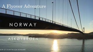 NORWAY ASKØYBROEN  A Flyover Adventure [upl. by Einahpad]