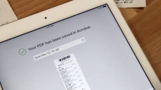 Adobe Acrobat Reader Mobile Scan Receipts  Adobe Document Cloud [upl. by Leruj121]