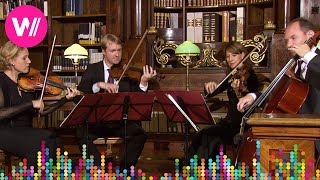 Mozart  Divertimento in Bflat Major K 137 II Allegro di molto Salzburg Mozart Quartet [upl. by Gaughan]