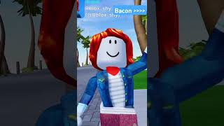 Bacon is best All is good but bacon hits different bacon roblox likeandsubscribe fypシ゚viral [upl. by Ailen]