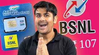 BSNL 4G5G USim Launched  ₹107 Plan All Details [upl. by Thebazile544]