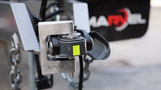 Kovix Alarmed Trailer Lock KTR18  A Quick Guide [upl. by Ricky]