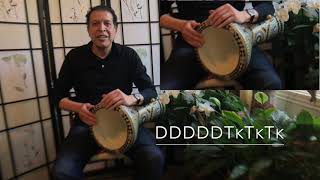 Masmoudi Kabir rhythm on darbuka doumbek [upl. by Tai224]