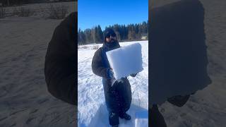 Snow cutting നല്ല Satisfaction കിട്ടും 😄mallusinfinland ytshorts winter snow positivevibes [upl. by Enilatan764]