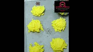 Homemade biskut semperit Custard Cookies Deepavali special recipe food palagaram [upl. by Halilad]