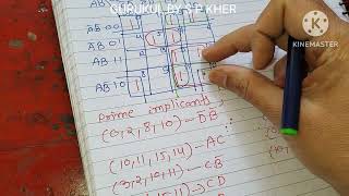 Q39 write all prime implicants and essential prime implicants for following Boolean functions [upl. by Eillen]