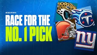 Race for the No 1 Pick in the 2025 NFL Draft Giants Raiders Browns Jaguars amp Titans in the mix [upl. by Lorraine]