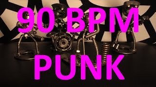 90 BPM  PUNK  44 Drum Track  Metronome  Drum Beat [upl. by Dyanna]