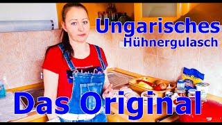 UNGARISCHES HÜHNERPAPRIKASCH DAS ORIGINAL [upl. by Ahsened648]