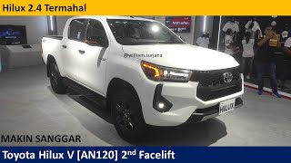 Toyota Hilux V AN120 2nd Facelift review  Indonesia [upl. by Tteragram]