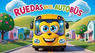 Las ruedas del autobús giran y giran  Canciones infantiles para niños [upl. by Aimil265]