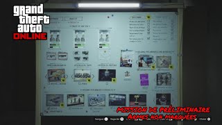 GTA 5 ONLINE MISSION DE PRÉLIMINAIRE DIAMOND CASINO Armes non marquées [upl. by Rene]