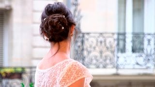 TUTO COIFFURE  Le chignon de mariée [upl. by Cirderf]