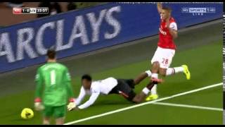 Daniel Sturridge Dirty Dive vs Arsenal [upl. by Atul]