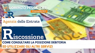 Agenzia delle Entrate Riscossione  Consultare cartelle avvisi ed utilizzare gli altri servizi [upl. by Haneehs]