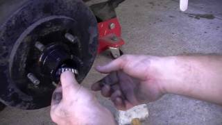 How to rebuild and bleed surge style trailer brakes Part I [upl. by Ahsian894]