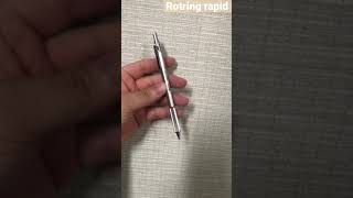 【request】rotring rapid pro silver mechanical pencil 05 [upl. by Hootman]