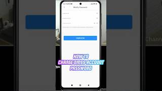 How To Change DMSS Account Password cctv cctvcamera dahua [upl. by Yemorej894]