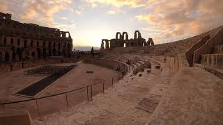 🇹🇳 Amphitheatre Of El Jem 🇹🇳 The Largest Colosseum In North Africa Timelapse 4K [upl. by Ogeid]