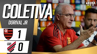 COLETIVA DORIVAL JR  AO VIVO  Flamengo 1 x 0 AthleticoPR  Final Libertadores 2022 [upl. by Ylla]