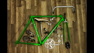 Restauracion de vieja Bici de Ruta roadbike vintagebike [upl. by Emery]