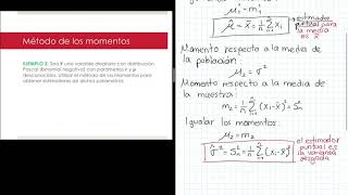 VIDEO 14 Tema 3 Estimación puntual MÉTODO DE LOS MOMENTOS [upl. by Akimihs]