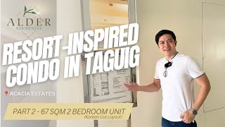 Alder Residences by DMCI Homes Condo Tour Part 2 67sqm 2 Bedroom Unit  Vanjoe Santos [upl. by Amairam]