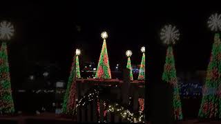 A quick look at some Dollywood Christmas lights dollywood christmas christmaslights themepark [upl. by Nosned]